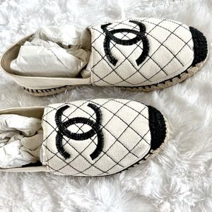Chanel Espadrilles- Monogram Canvas